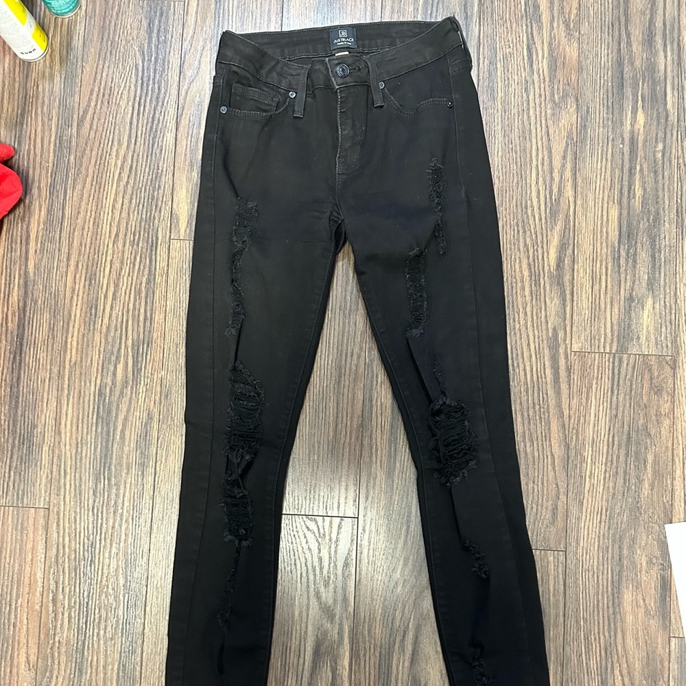 Just Black ripped jeans